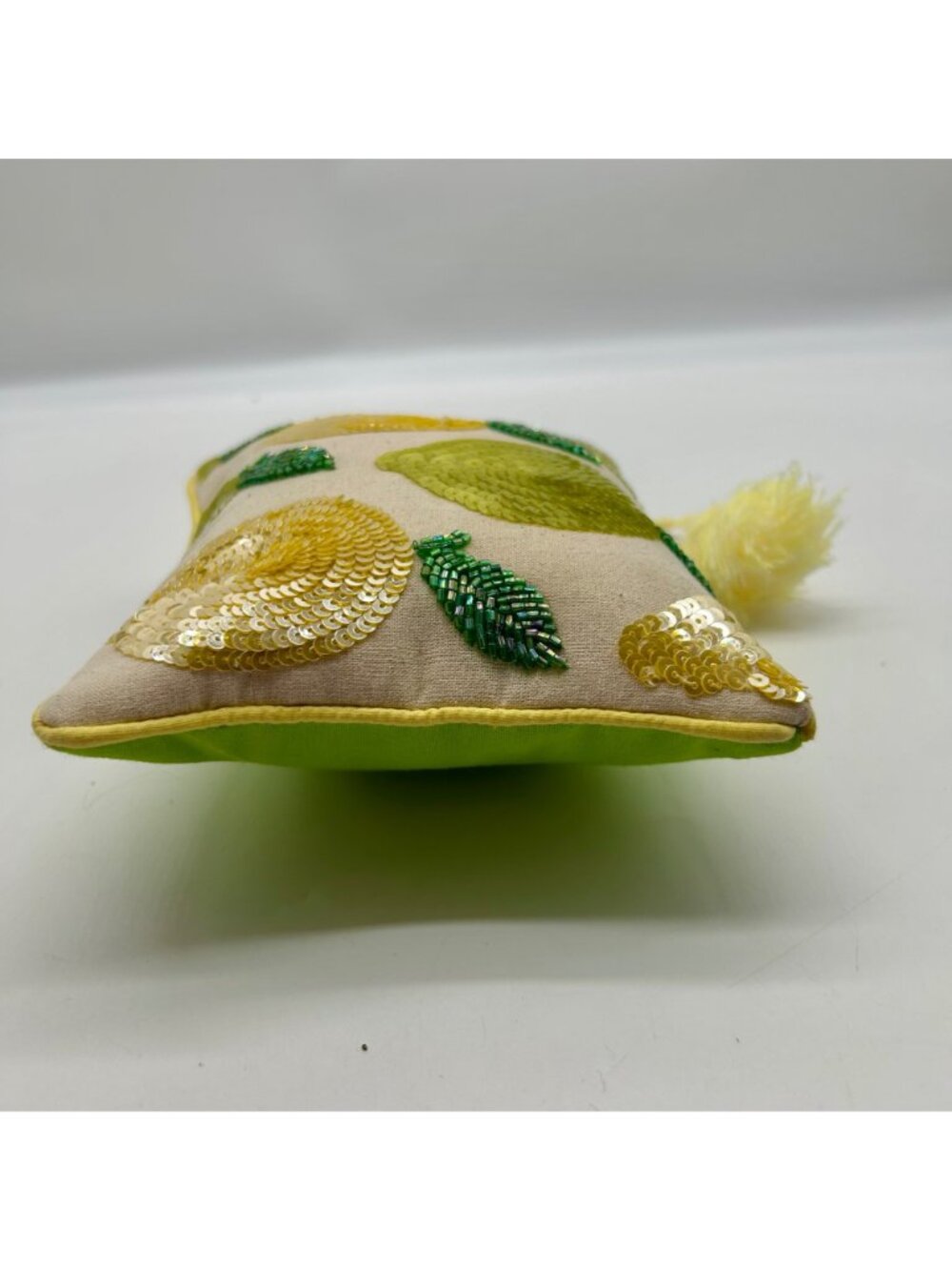 MMS Brands Beige Lemon Pouch - Picture 3 of 10